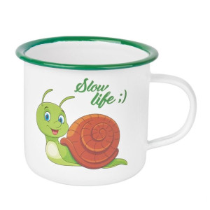 Kubek Emaliowany Ślimak 500 Ml