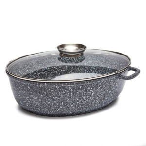 Brytfanna Ceramiczna Na Indukcje Z Pokrywą 8 L