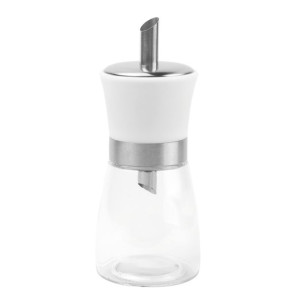 Cukiernica Z Dozownikiem Szklana Biała 170 Ml