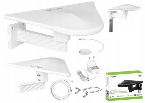 Antena Dvb-t2 Digiactiv Aktywna Lte 4k Mux8 Vayox