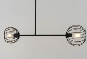 Industrialna lampa sufitowa Madam 32365 metalowe kule czarne