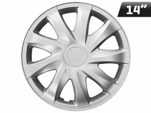 Kołpaki DRACO silver 14", 4 szt.