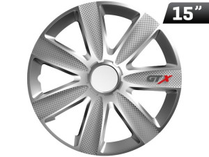 Kołpak GTX carbon / silver 15``, 1 szt.