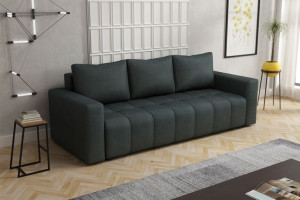 Sofa TINA Do Salonu Funkcja Spania Sprężyna Bonell Szara