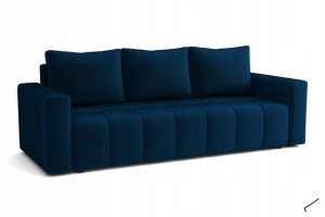 Sofa TINA Do Salonu Funkcja Spania Sprężyna Bonell Niebieska