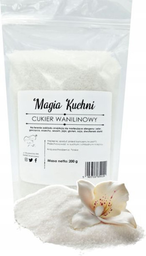 CUKIER wanilinowy 200g AROMATYCZNY TOP Jakość