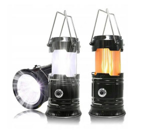 Lampa Turystyczna Akumulator Kempingowa Solar Led