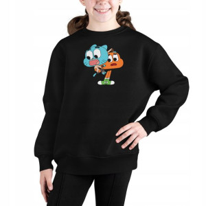Bluza Dziecięca Nadruk Wiele Wzorów Gumball 7+ 128
