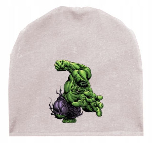 Czapka Dziecięca Z Nadrukiem - Hulk Wzory
