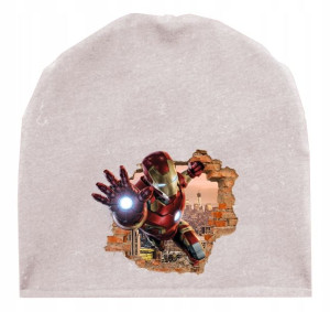 Czapka Dziecięca Z Nadrukiem - Iron Man Wzory