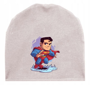 Czapka Dziecięca Z Nadrukiem - Superman Wzory