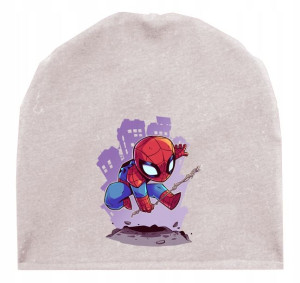 Czapka Dziecięca Z Nadrukiem - Spiderman Wzory