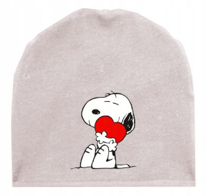 Czapka Dziecięca Z Nadrukiem - Snoopy Piesek