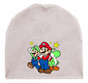 Czapka Dziecięca Z Nadrukiem - Super Mario Bros