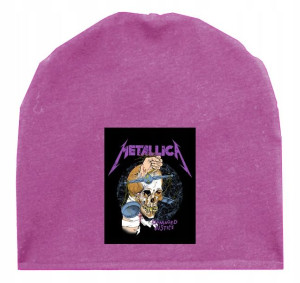 Czapka Dziecięca Z Nadrukiem - Metallica Wzory