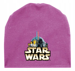 Czapka Dziecięca Z Nadrukiem - Star Wars Wzory