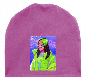 Czapka Dziecięca Z Nadrukiem - Billie Eilish