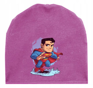 Czapka Dziecięca Z Nadrukiem - Superman Wzory