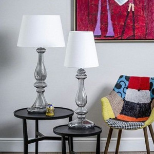 Stołowa LAMPA stojąca VERSAILLES L204361228 4Concepts abażurowa LAMPKA nocn