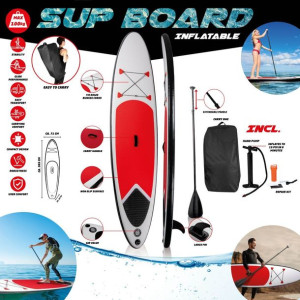 Deska do pływania Sup nadmuchiwana 305x71x10cm 100kg