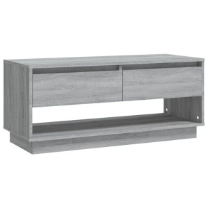 Szafka pod TV, szary dąb sonoma, 102x41x44 cm, płyta wiórowa