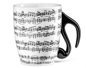 Kubek dla muzyka muzyczny Uwentura Nuty