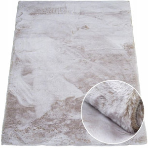 Pluszowy miękki Dywan Rabbit futro 120x160 Beż