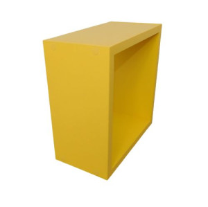 Półka ŻÓŁTA Kwadrat 30x30x15 KUBIK żółty wisząca