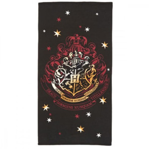 Ręcznik kąpielowy Harry Potter Hogwart Cerda czarny