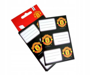 Manchester United naklejki na zeszyty i książki x9