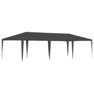 Namiot imprezowy, 4x9 m, antracytowy, 90 g/m²