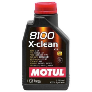 Olej 5w40 Motul 8100 X-clean C3 1l
