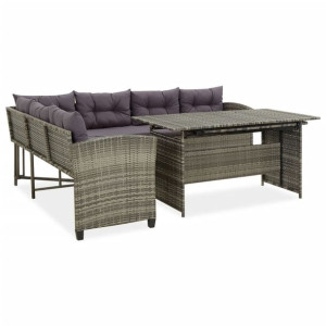 2-cz. zestaw wypoczynkowy do ogrodu, poduszki, rat