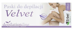 Erbel Paski Fizelinowe Velvet Do Depilacji 100 Szt