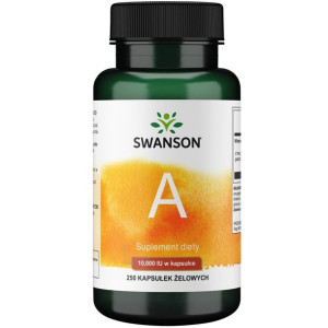Vitamin A 10.000 IU (250 kaps.)