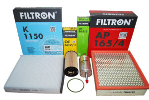Filtry Volvo C30 S40 Ii V70 V50 2.4 2.5 Kpl Filtro