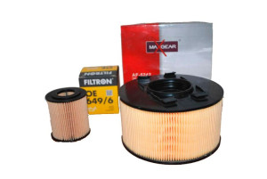 Filtry Bmw 3 E46 1.8 1.6 2001-05 Oleju/powietrza