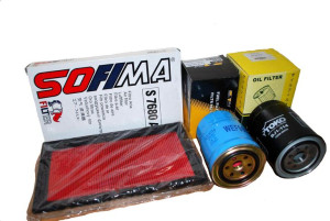 Filtry Zestaw Almera N15 2.0d 75km 1995-2000
