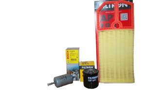Filtry Zestaw Polo 6n2 1.416v 1.616v Filtron Bosch
