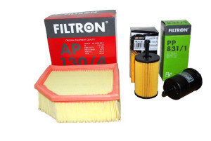 Filtry Filtron Berlingo 1.6 16v 109km Komplet