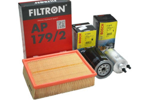 Filtry Audi A4 B6 1.8t 163/170km Bfb Bosch/filtron