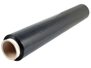 Folia stretch CZARNA 1,5kg /1,2KG NETTO strecz