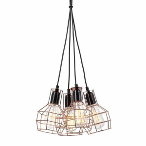 Lampa wisząca Perifo - MDM-2272/4 BK+COP - Italux
