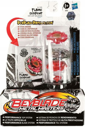 Beyblade Metal Masters Flame Serpent B-120 Hasbro