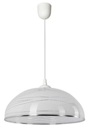 Biała kuchenna lampa wisząca - S735-Rukva