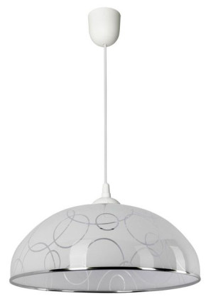 Biała kuchenna lampa nad stół - S738-Rukva