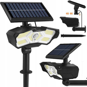 Lampa Solarna Ogrodowa Całoroczna 128 LED SMD