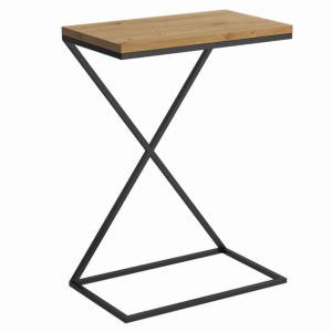 Nadstawka LUGO X Stolik Pomocniczy Dąb Artisan LOFT Styl Industrialny