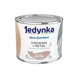 Jedynka D&p Drewno I Metal 0,2l Brązowy Satyna