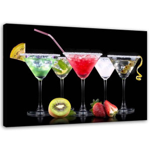 OBRAZ NA PŁÓTNIE Koktajl Drink 120x80